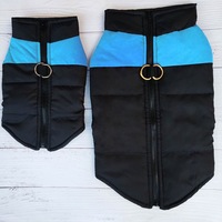 Mosucoirl S-7XL Veste de manteau en polyester imperméable pour chien de compagnie Veste d'hiver chaude en coton épais pour les