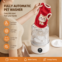 Mini-lave-linge portable pour animaux de compagnie, adapté aux serviettes et aux vêtements pour animaux