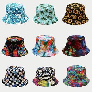 Sombrero Unisex con Estampado de Grafiti, Sombrero de Pescador para Todas las Temporadas, Sombrero Panamá para Exteriores, Sombrero de Hip Hop, Logotipo Bordado Personalizado - Product Image 2