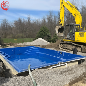 Prefabricate Trung Quốc sợi thủy tinh FRP lớn ngoài trời gia đình vườn vỏ Spa nhỏ Plunge inground ngầm hồ bơi trong nhà - Product Image 6