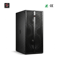 Subwoofer Activo Doble de 18 Pulgadas, 2400W RMS, 142dB, Sistema de Altavoces de Bajos con DSP FIR Alemán