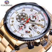 Forsining 428 2026 Nuevo Reloj de Pulsera de Lujo para Hombre de Acero Inoxidable, Reloj Mecánico Automático para Hombre, Reloj Para Hombre