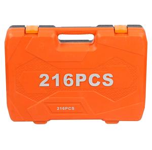 Juego de Llaves Combinadas Completas de Alta Calidad Directo de Fábrica, 216 Piezas, Duraderas, Kit Completo de Reparación de Automóviles, Hardland TLS-056 OEM/OD - Product Image 4