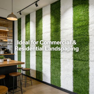 Gazon synthétique à motifs à faible entretien, stabilisé aux UV, <span class=keywords><strong>en</strong></span> <span class=keywords><strong>rouleau</strong></span>, pour jardin vertical et toile de fond d'événement - Product Image 6