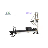 Reformer de Pilates de Aluminio de Alto Rendimiento con Media Trapecio para Revitalización Metabólica y Sistema Intensivo de Moldeado Corporal del Core