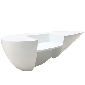 Mostrador de Recepción de Fibra de Vidrio Industrial Fangtian, Diseño Contemporáneo Personalizado para Muebles Comerciales de Edificios de Oficinas - Product Image 5
