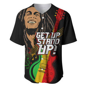 เสื้อเบสบอลของผู้ชายเสื้อเล่นเรกเก้พิมพ์ลาย - Product Image 3