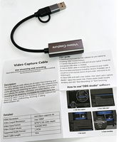 Adaptateur de capture vidéo audio USB 3.0 Type C compatible PS4/Xbox/PC/Mac, enregistrement et diffusion en direct HD 1080p, carte HDTV