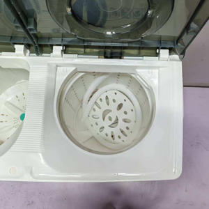 Lavadora-secadora eléctrica semiautomática de doble tina de alta calidad con secado por centrifugado, operación en inglés, capacidad de 10 kg - Product Image 3