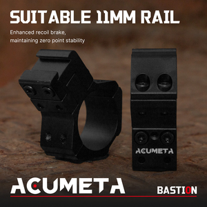 Acumeta bastion phạm vi Nhẫn-30mm Ống kẹp, chiều cao Trung tâm điều chỉnh 1.38 "-1.65" - Product Image 3