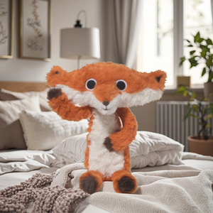 Vui Vẻ Dewa Nữ Món Quà Sinh Nhật Búp Bê Fluffy Fox Gấu Đồ Chơi Với Thêu Sang Trọng Căng Thẳng Cứu Trợ Ngủ Gối Búp Bê Tốt Anh Em - Product Image 1