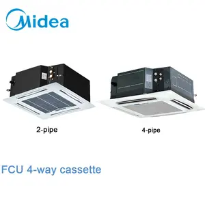 Midea 1200cfm fcu 4-Way cassette 50(60)Hz phong cách Bảng điều chỉnh giá cả cạnh tranh Trần Máy làm lạnh nước fan hâm mộ cuộn dây đơn vị các nhà sản xuất