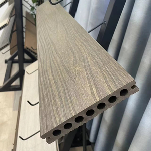 Terraza al aire libre impermeable PE <span class=keywords><strong>Decking</strong></span> suelo compuesto 3D en relieve cubierta - Product Image 1