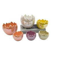 Oeufs de Pâques en céramique bon marché Oeufs décoratifs en céramique Oeufs en porcelaine