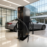 Estación de Carga Comercial para Vehículos Eléctricos 40-80kW CCS2 Gun OCPP 1.6J, Solución de Estacionamiento para Flotas con Conector Dual Independiente TA-DC-DD Nuevo-B