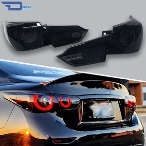 Luces Traseras Q50 para Infiniti Q50 V37 2014-2017, Estilo Skyline 400r, Luces Traseras LED (Lente Ahumada), Piezas de Automóvil - Product Image 1