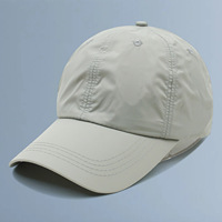 Gorra de béisbol de color sólido, transpirable, con protección solar, para deportes al aire libre, personalizada OEM/ODM, para hombres y mujeres
