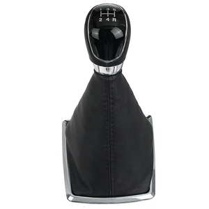 Kenop pemindah gigi mobil otomatis, Ford Focus 2005-2012 kecepatan 5/6/7 kenop pemindah gigi kulit dengan penutup bot Gaiter - Product Image 4