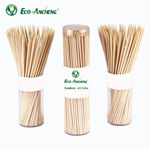 <span class=keywords><strong>Kit</strong></span> d'outils de brochettes rondes <span class=keywords><strong>en</strong></span> bambou jetables, écologiques, de haute qualité, pour <span class=keywords><strong>barbecue</strong></span> extérieur, faciles à nettoyer - Product Image 2