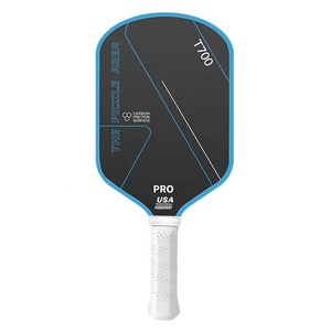 Juego de Palas de Pickleball sin Bordes, de Fibra de Carbono T700, Duraderas, de 16 mm, con Funda, Pelotas y Overgrip para Entrenamiento, Club y Juego al Aire Libre - Product Image 1