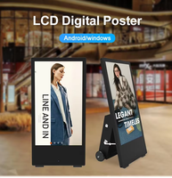 Pantalla LCD Portátil de 43 Pulgadas, 4K, con Protección UV e IP65, Batería Integrada, Conectividad USB, Android, Windows, para Centros Comerciales