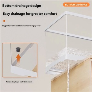 ตู้ปลาตั้งโต๊ะออลอินวันคุณภาพสูง พร้อมระบบกรองและเติมออกซิเจน ตู้ปลาพลาสติกขนาดเล็กแบบรวมทุกอย่างในหนึ่งเดียว สำหรับเลี้ยงปลาทอง - Product Image 2