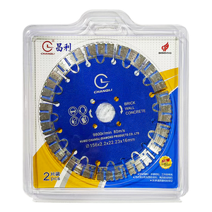 156mm muro di mattoni lama taglio cemento denti segmentato lama sega diamantato per taglio a umido/a secco - Product Image 6