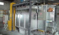 Machine de revêtement de poudre électrostatique pour un changement rapide de couleur lavage séchage automatique poudre et four à polymérisation