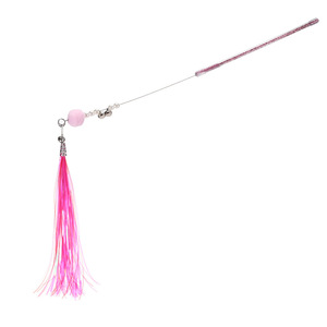 Jouet pour chat en papier froissé coloré, pompon, clochette à plumes, jouet pour chat résistant aux morsures, gadget amusant, baguette de fée, fournitures pour animaux de compagnie - Product Image 5