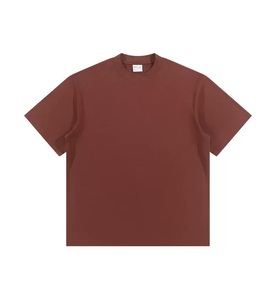 Custom 300G Heavyweight 100% Cotton T Shirt OEM ODM Oversized Unisex Crew Neck Blank Short Sleeve <b>Tee</b> with Logo - Product Image 5
