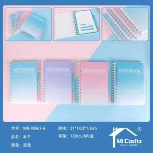 A5 PP Divider Notebook Minimalist Design Note-Taking Stationery - Product Image 3