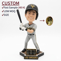 Figurine de joueur de baseball personnalisée, faite à la main et peinte à la main, avec photo, en résine, cadeau d'équipe, artisanat