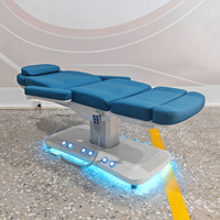 Table de massage portable avec télécommande intelligente pour centre de soins des cils, lit de massage électrique, canapé de physiothérapie