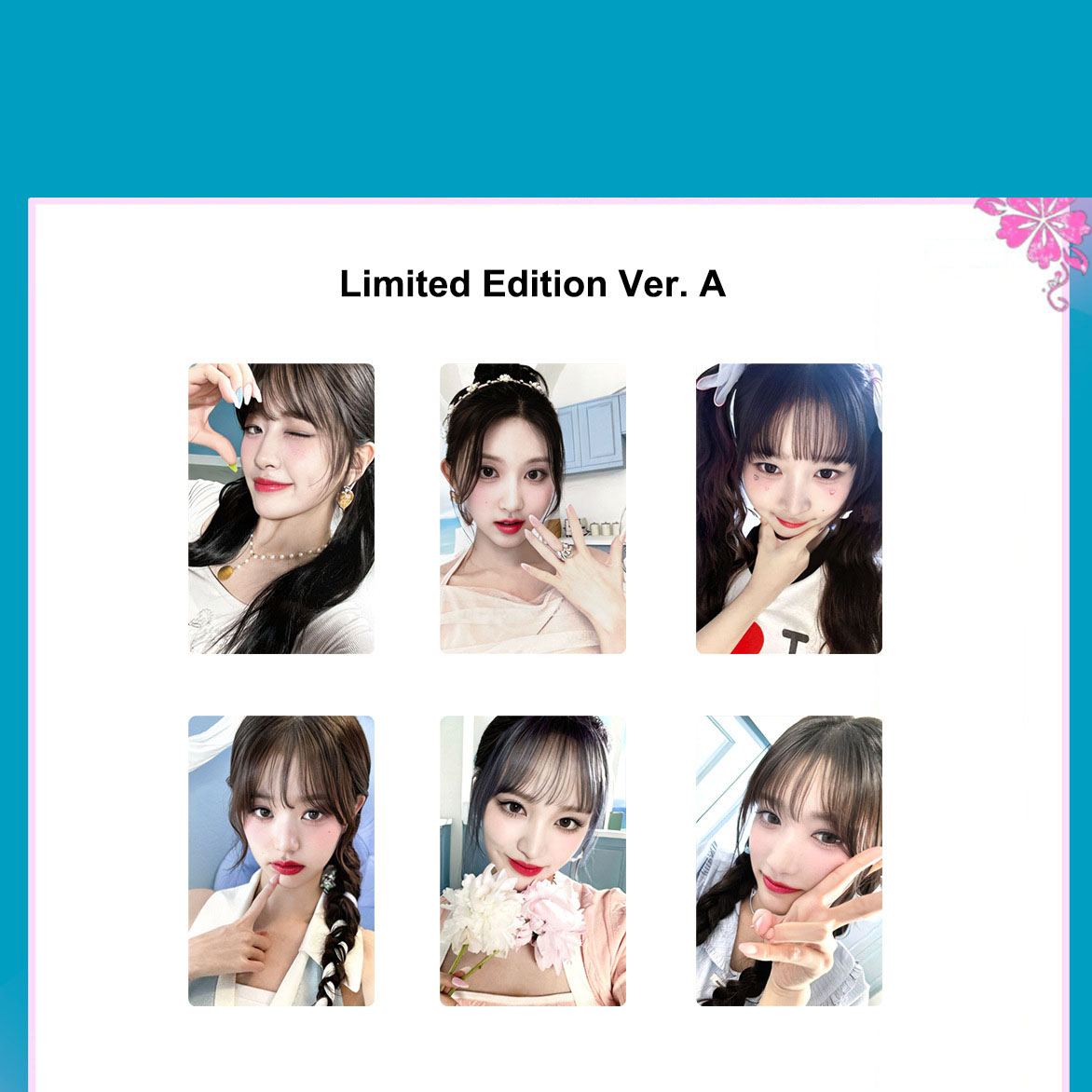 6Pcs/Set KPOP IVE Alive Album New Photocards Leeseo Wonyoung Rei