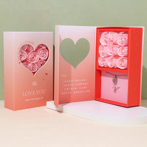 Rectangle Paper Jewelry Packaging <b>Box</b> Valentine's Day Storage <b>Box</b> <b>for</b> Earring <b>Necklace</b> Bracelet <b>Gift</b> <b>Box</b> Fashionable Modern - Product Image 2