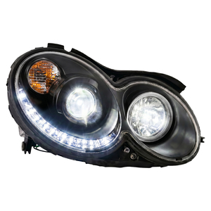 Pour Mercedes-Benz <span class=keywords><strong>CLK</strong></span> <span class=keywords><strong>W209</strong></span> 200 230 280 320 <span class=keywords><strong>350</strong></span>, phare à LED avec lentille, feux de jour DRL, diode électroluminescente, projecteur avant - Product Image 4