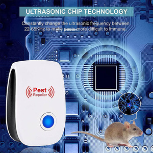 Dispositif Ultrasonique de Lutte contre <span class=keywords><strong>les</strong></span> Nuisibles <span class=keywords><strong>pour</strong></span> Usage Intérieur, Alimentation Électrique, Répulsif Intelligent et Efficace <span class=keywords><strong>pour</strong></span> Souris, <span class=keywords><strong>Rats</strong></span>, Insectes, Cafards, Araignées - Product Image 1