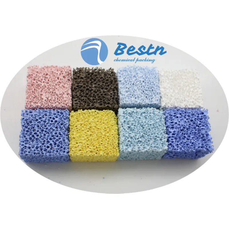 Biofilter Cube ที่มีสีสันหลากหลายวัฒนธรรมอิฐพิพิธภัณฑ์สัตว์น้ำโฟมกรองสื่อแบคทีเรียบ้านสำหรับบ่อปลาคราฟกรอง