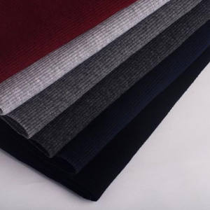 新到货定制弹力 95% 竹纤维 5% 氨纶 2*2 罗纹针织面料，宝贝 - Product Image 6