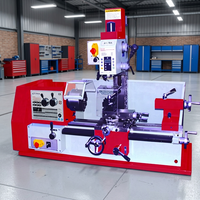 Tour à métaux combiné multifonctionnel horizontal robuste avec fonction de fraisage et de perçage, certifié CE KY450A/KY700A