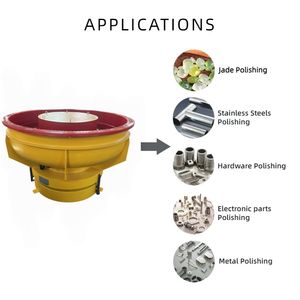 650L kunden spezifische Vibrations polier maschine mit einstellbarer Geschwindigkeit für Metall-Steins chmuck Aluminium-Kunststoff produkte - Product Image 2