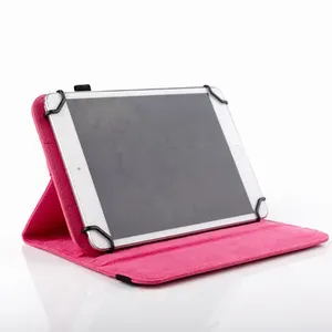 핫 세일 7 8 9 10 인치 회전 범용 태블릿 가죽 보호 케이스 커버 최대 10.9 인치 지원