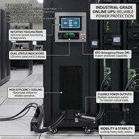 Sistem Kontrol Cerdas 3 Fasa Online B3360 3:3 Fasa Frekuensi Rendah Peralatan Industri Medis 60KVA 50Hz Tunda 60 Menit