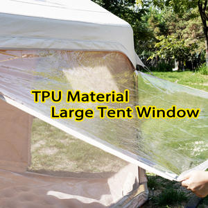 เต๊นท์เป่าลมผ้าโพลี-คอตตอนผสมสำหรับการตั้งแคมป์กลางแจ้งขนาด<span class=keywords><strong>7</strong></span>ตารางเมตร4ฤดู - Product Image 2