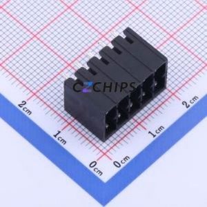 KF2EDGSV-3.5-2*5P Plug-in Terminal Block Through hole,P=3.5mm Connector Board-to-Board / Socket - Closed 2x5P 3.5mm Black - Product Image 1