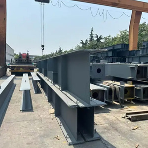 Poutres en H en acier au carbone Q235B pour la construction d'ateliers et d'entrepôts – Matériaux de charpente en acier laminé à chaud pour projets de construction métallique - Product Image 1