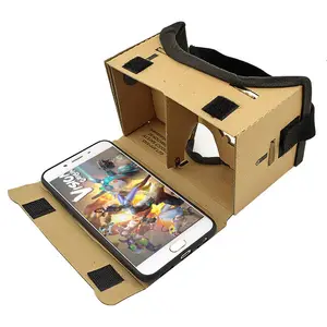 ใหม่ VR กล่องกระดาษความเป็นจริงเสมือนโทรศัพท์มือถือสเตอริโอ3D Cinema Effect แว่นตา