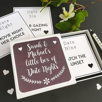 Boîte de nuit en papier pour ami et famille, idée de cartes, cadeau d'anniversaire, envoi gratuit