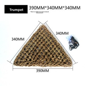Hamaca para Dragón Barbudo, Tumbona para Reptiles, para Camaleón, Lagarto, Gecko, Hecha a Mano con Algas Marinas, Decoración para Terrario de Reptiles, Espacio para Escalar - Product Image 4