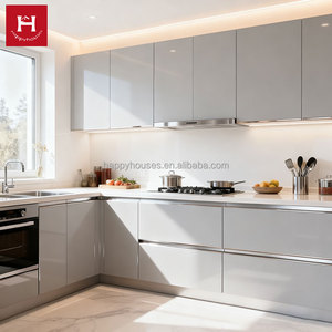 Nhà Hạnh Phúc $2999/thiết lập dự án khách sạn tùy chỉnh 3D thiết kế tủ bếp tùy chỉnh chất lượng hàng đầu hiện đại cao bóng thiết kế nhà bếp - Product Image 2